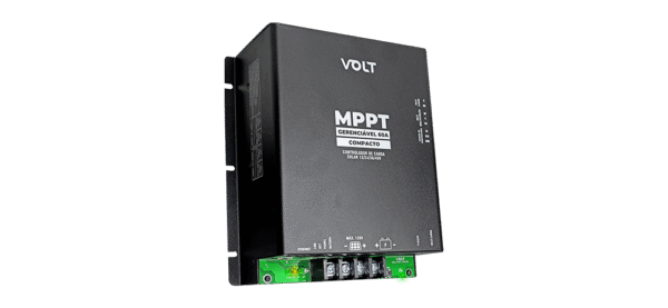 Controlador de Carga Solar MPPT Gerenciável 12Vdc, 24Vdc, 36Vcc e 48Vdc 60A HPOWER Compacto - Image 2