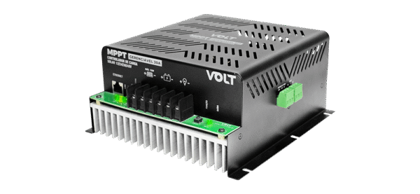 Controlador de Carga Solar MPPT Gerenciável 12Vdc, 24Vdc, 36Vdc ou 48Vdc 30A