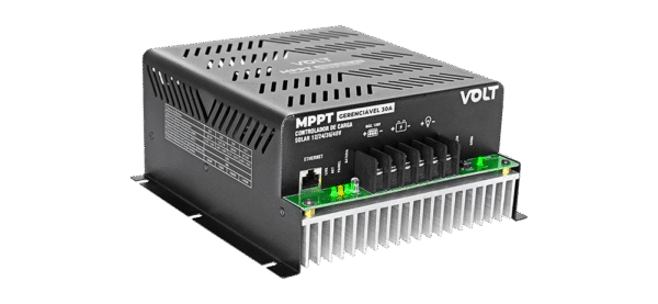 Controlador de Carga Solar MPPT Gerenciável 12Vdc, 24Vdc, 36Vdc ou 48Vdc 30A - Image 2