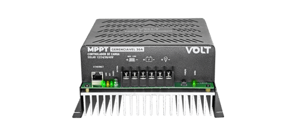 Controlador de Carga Solar MPPT Gerenciável 12Vdc, 24Vdc, 36Vdc ou 48Vdc 30A - Image 4